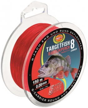 WFT Target Fish 8 Barsch Rot 150m